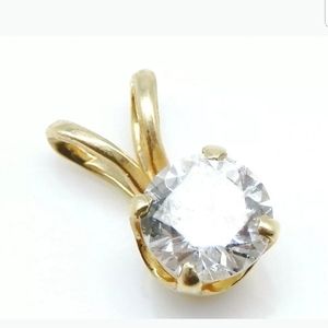 BEAUTIFUL Solid 14k Yellow Gold / .40 CT Diamond